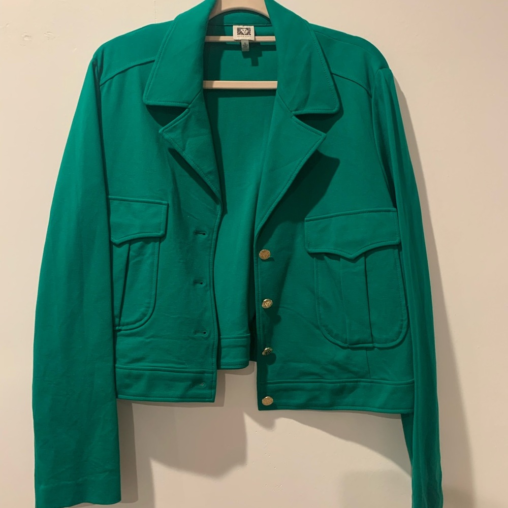 Anne Klein Vibrant Green Blazer